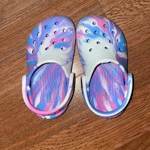 Size 6c Tie-Dye Crocs